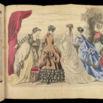 1869 1st ed Peterson’s Magazine | American FASHION Clothing Hairstyles Crafts