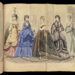 1869 1st ed Peterson’s Magazine | American FASHION Clothing Hairstyles Crafts