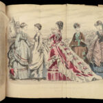 1869 1st ed Peterson’s Magazine | American FASHION Clothing Hairstyles Crafts