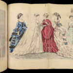 1869 1st ed Peterson’s Magazine | American FASHION Clothing Hairstyles Crafts