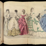 1869 1st ed Peterson’s Magazine | American FASHION Clothing Hairstyles Crafts