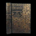 1895 Reynard the Fox 1st Summerly Reineke Fuchs Frank Calderon ART Fine BINDING
