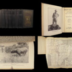1925 Works of Theodore Roosevelt Hunting African Game Trails Brazil 6v SET