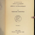 1925 Works of Theodore Roosevelt Hunting African Game Trails Brazil 6v SET