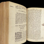 1582 Bible & Letters of Saint Jerome Catholic Church History Asceticism RARE 1st