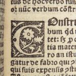 1514 Rochus Curtius Commentary on Catholic Right of Patronage post INCUNABLE