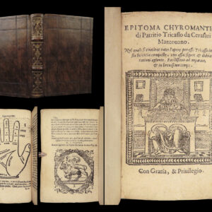 1538 Chiromancy Palmistry Tricasso Epitoma Chyromantico Fortune Telling OCCULT
