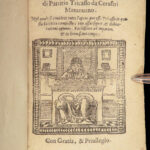 1538 Chiromancy Palmistry Tricasso Epitoma Chyromantico Fortune Telling OCCULT