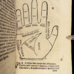 1538 Chiromancy Palmistry Tricasso Epitoma Chyromantico Fortune Telling OCCULT