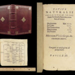 1544 Aristotle Naturalis Philosophiae w/ Wildenberg Commentary | FINE BINDING