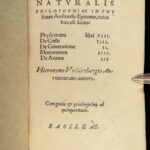 1544 Aristotle Naturalis Philosophiae w/ Wildenberg Commentary | FINE BINDING