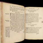 1544 Aristotle Naturalis Philosophiae w/ Wildenberg Commentary | FINE BINDING