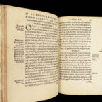 1544 Aristotle Naturalis Philosophiae w/ Wildenberg Commentary | FINE BINDING