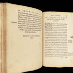 1544 Aristotle Naturalis Philosophiae w/ Wildenberg Commentary | FINE BINDING