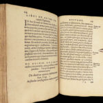 1544 Aristotle Naturalis Philosophiae w/ Wildenberg Commentary | FINE BINDING