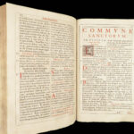 1631 Roman Missal Catholic Church Liturgy Breviary Music Chant PLANTIN Press