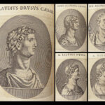 1656 Suetonius Twelve Caesars Julius Caesar Caligula Nero ROME Portraits Hackium