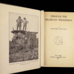 1925 Works of Theodore Roosevelt Hunting African Game Trails Brazil 6v SET