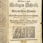 1745 ENORMOUS German Bible Swiss Biblia Zurich Switzerland Heiligen Schrift