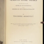 1910 Theodore Roosevelt 1st ed African Game Trails Illustrated HUNTING Sporting