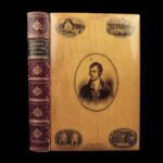 1881 Robert Burns Scottish Poetry & Scotland Illustrated BEAUTIFUL WOOD Binding