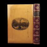 1881 Robert Burns Scottish Poetry & Scotland Illustrated BEAUTIFUL WOOD Binding