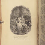 1881 Robert Burns Scottish Poetry & Scotland Illustrated BEAUTIFUL WOOD Binding