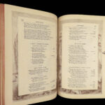 1881 Robert Burns Scottish Poetry & Scotland Illustrated BEAUTIFUL WOOD Binding
