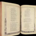 1881 Robert Burns Scottish Poetry & Scotland Illustrated BEAUTIFUL WOOD Binding