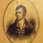 1881 Robert Burns Scottish Poetry & Scotland Illustrated BEAUTIFUL WOOD Binding