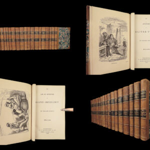 1866 Charles Dickens Works Great Expectations Oliver Twist Tale of Two Cities 18v