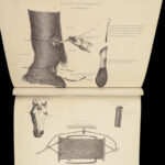 1868 Rural Life by Sherer | Agriculture Hunting Farming Illustrated Dogs & Horses 5v