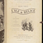 1895 Jules Verne The Floating Island French Lit Adventure L’Ile a Helice Hetzel