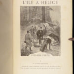 1895 Jules Verne The Floating Island French Lit Adventure L’Ile a Helice Hetzel