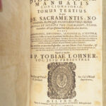 1681 Tobias Lohner JESUIT Instructional Practices On Vices Virtues & Sacraments