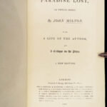 Paradise Lost – John Milton – 1802 | Unique Single-Volume Bensley Printing