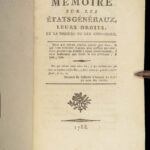 1795 Constitution of French Republic 1st + 1788 Estates-General Memoirs | 2 in 1