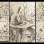 1869 Alice in Wonderland Lewis Carroll Tenniel Illustrated Fantasy Classic