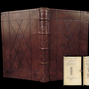 1556 GREEK Poems of Anacreon 1st w/ Henri Estienne Latin Commentary | BINDING!