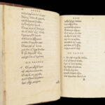 1556 GREEK Poems of Anacreon 1st w/ Henri Estienne Latin Commentary | BINDING!