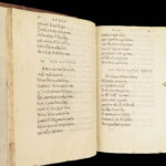 1556 GREEK Poems of Anacreon 1st w/ Henri Estienne Latin Commentary | BINDING!