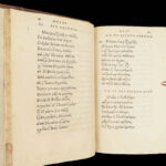 1556 GREEK Poems of Anacreon 1st w/ Henri Estienne Latin Commentary | BINDING!