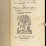 1556 GREEK Poems of Anacreon 1st w/ Henri Estienne Latin Commentary | BINDING!