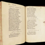 1556 GREEK Poems of Anacreon 1st w/ Henri Estienne Latin Commentary | BINDING!