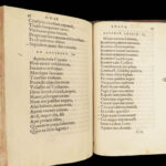 1556 GREEK Poems of Anacreon 1st w/ Henri Estienne Latin Commentary | BINDING!