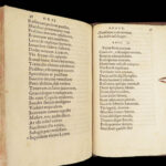 1556 GREEK Poems of Anacreon 1st w/ Henri Estienne Latin Commentary | BINDING!