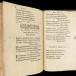 1556 GREEK Poems of Anacreon 1st w/ Henri Estienne Latin Commentary | BINDING!