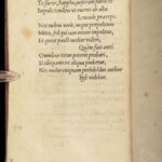 1556 GREEK Poems of Anacreon 1st w/ Henri Estienne Latin Commentary | BINDING!