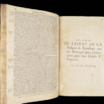 1574 Sleidan Four Empires 1st GREECE Persia Key of History Holy Roman Empire