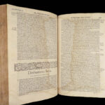 1574 Sleidan Four Empires 1st GREECE Persia Key of History Holy Roman Empire